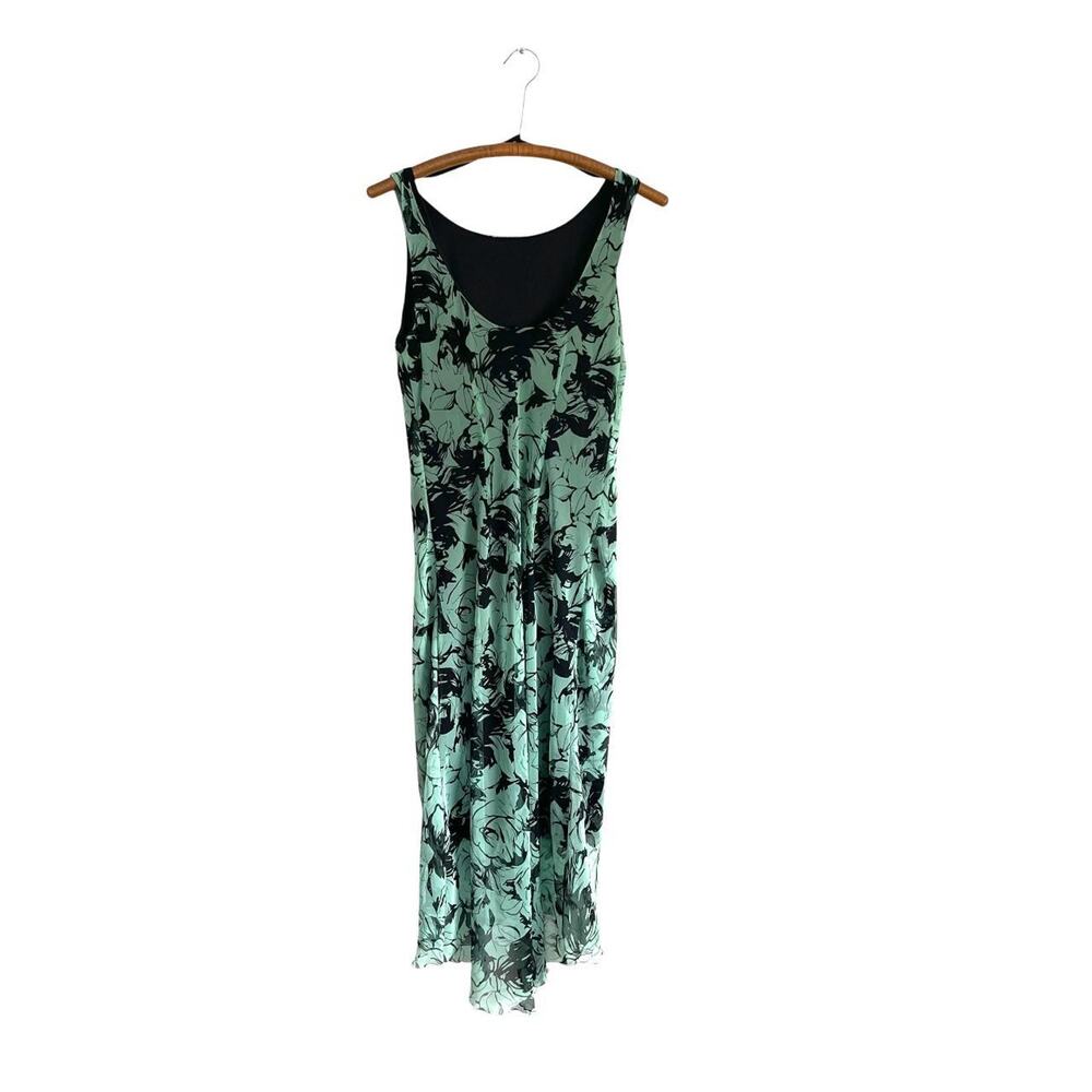 Vintage Meghan Matthews Dark Floral Dress: 90s, Y2K